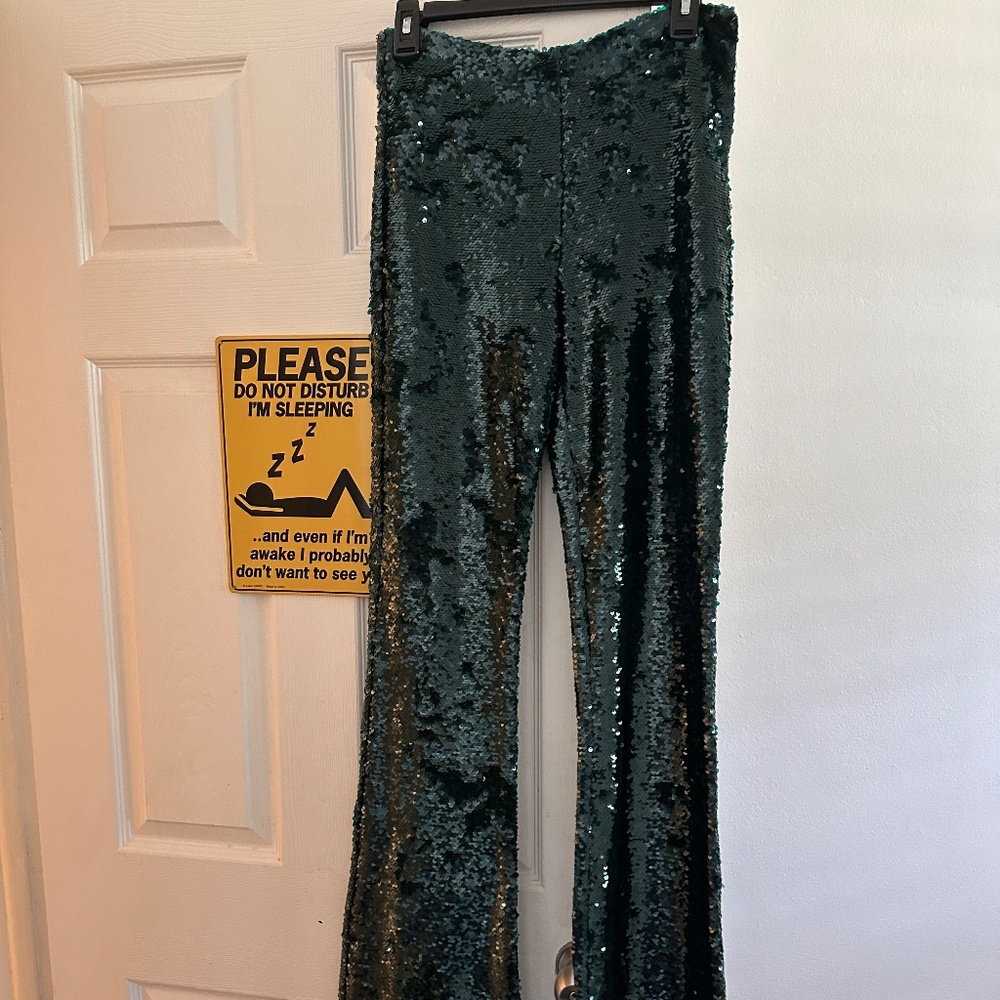 Zara disco pants